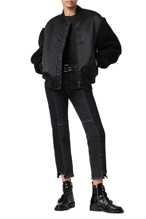 FLEUR BOMBER BLACK 2