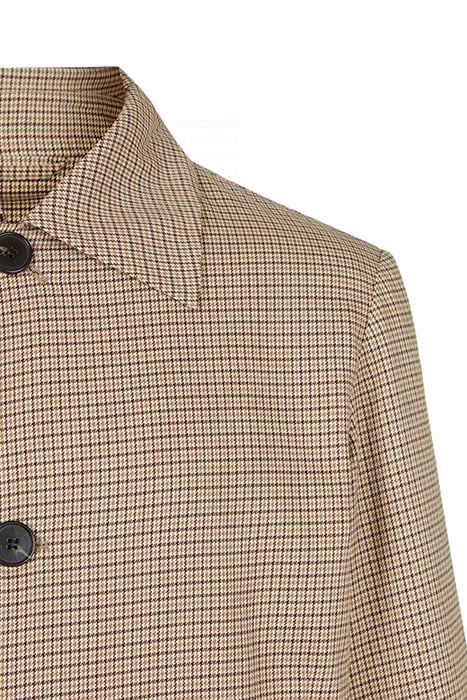 AXON COAT BROWN/BEIGE CHECK 7