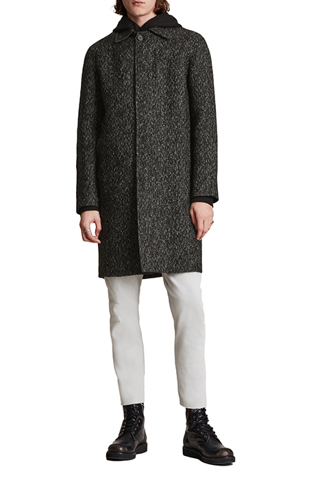 RAMO COAT BLACK/WHITE 2