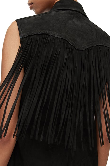 STANWAY TASSEL DRESS BLACK 6