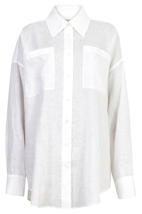 INEZ SHIRT CHALK WHITE 9