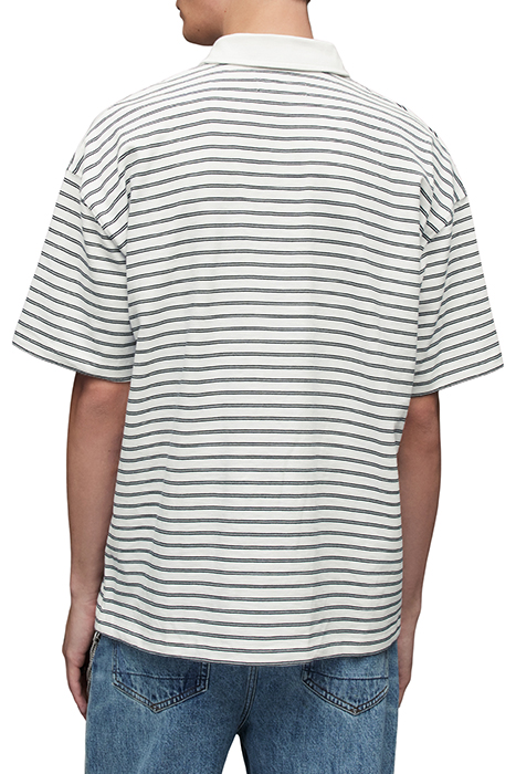 AVE SS POLO CHALK WHT/JET BLK 2