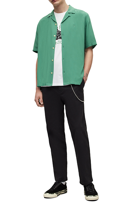 VENICE SS SHIRT DARK THYME GREEN 4