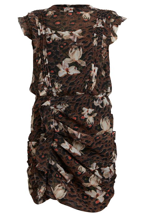 HALI ALESSANDRA DRES ANIMAL BROWN 7