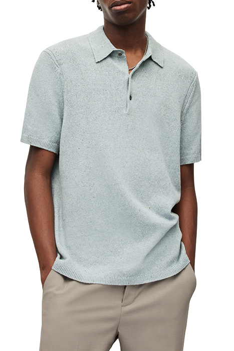 BRICE SS POLO DENIM BLUE MARL 5