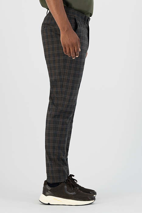 FONDA SLIMFIT CHINO BRUSHED CHECK DK. NAVY 3