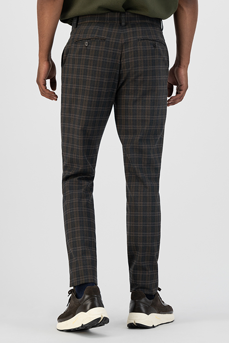 FONDA SLIMFIT CHINO BRUSHED CHECK DK. NAVY 2