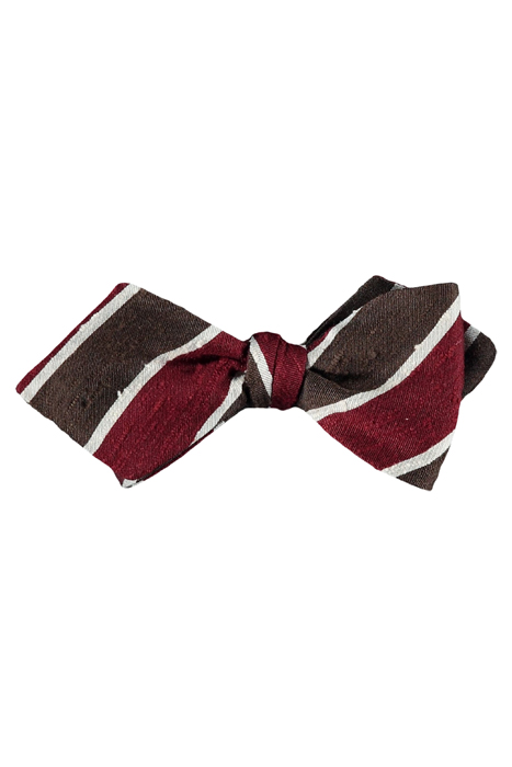 BOWTIE STRIPE BROWN 1