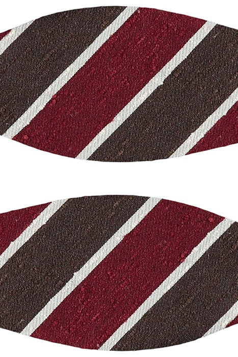 BOWTIE STRIPE BROWN 2