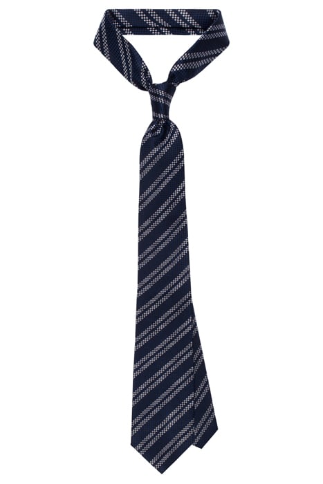 NAVY STRIPES TIE 1