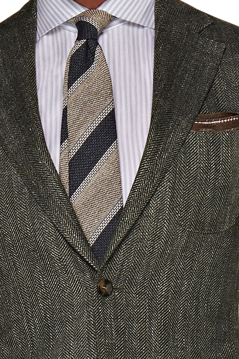 GREY STRIPES TIE 2