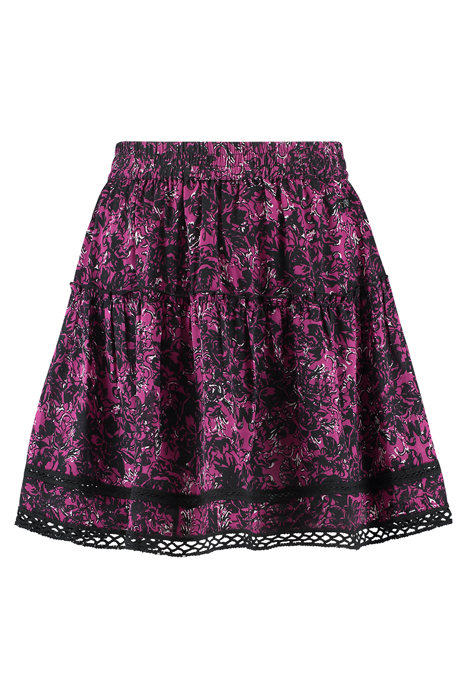 VIRGY SKIRT BLACK/MAGENTA 1