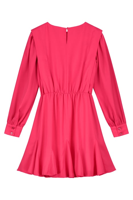 WINONA DRESS SOLID HOT PINK 2