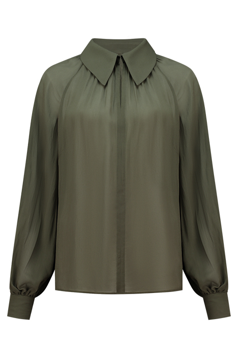 RUNA LOOSE BLOUSE ARMY GREEN 1