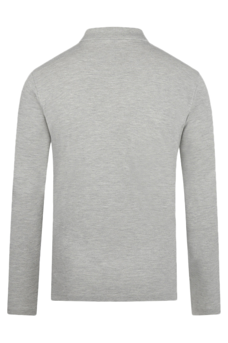 L/S POLO MEDIUM GREY MELANGE 2