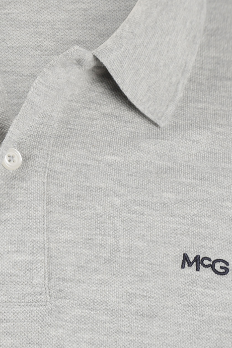 L/S POLO MEDIUM GREY MELANGE 3