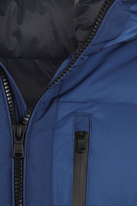 PADDED HOODED BOMBER MARINE 3