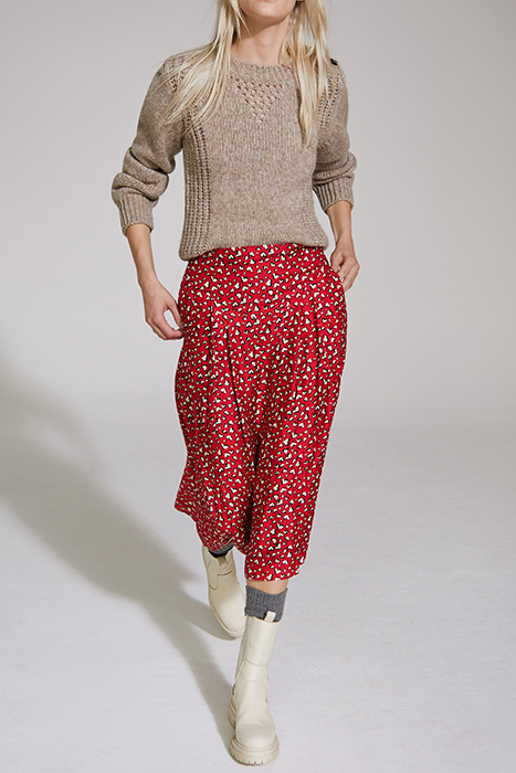 WOOL WOOL SWEATER CAMEL PUTS WOMEN'S SHOULDER BUTTONS 2