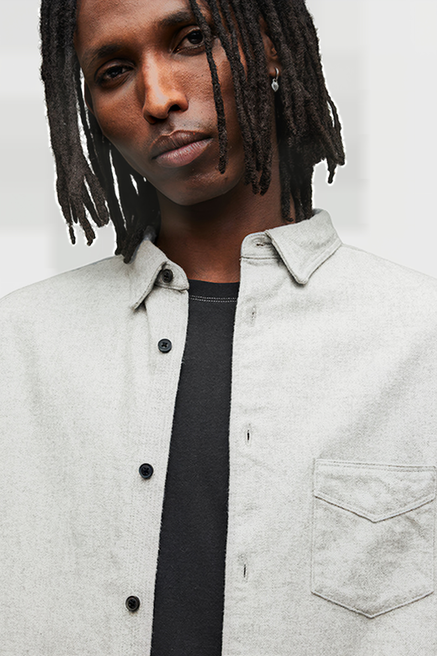 ARDEN LS SHIRT GREY MARL 5