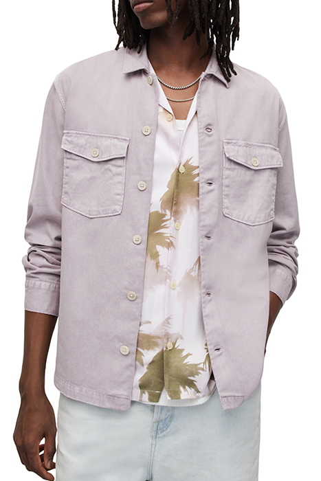 SPOTTER LS SHIRT ASHED PURPLE 1