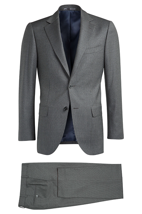 SUIT GREY STRIPE 2