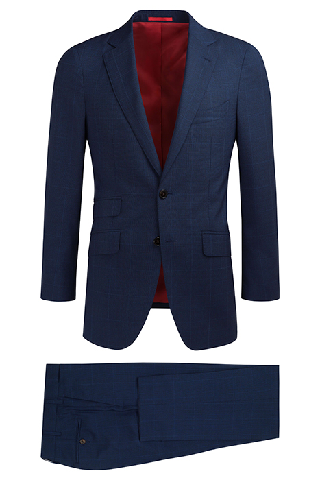 MID BLUE CHECKED SIENNA SUIT 2