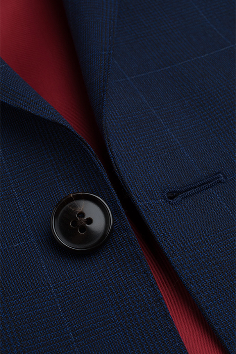 MID BLUE CHECKED SIENNA SUIT 3