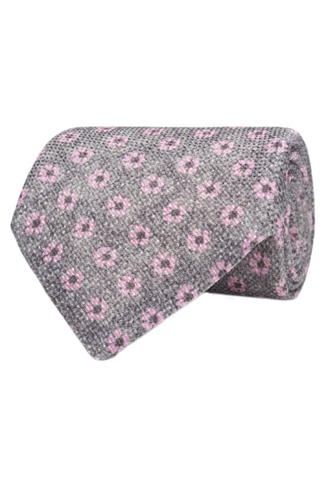 GREY FLOWERS TIE 1