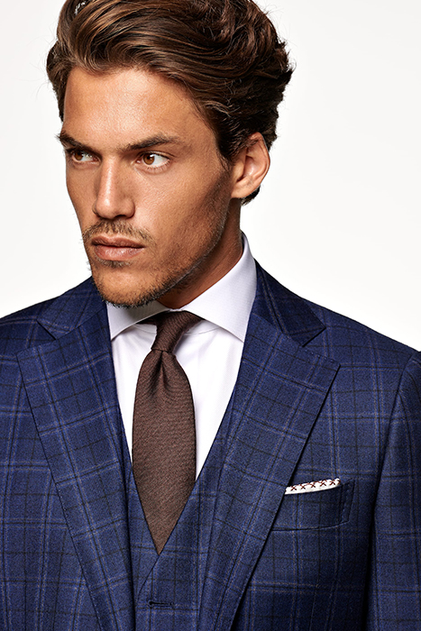 BLUE CHECKED LAZIO SUIT 4