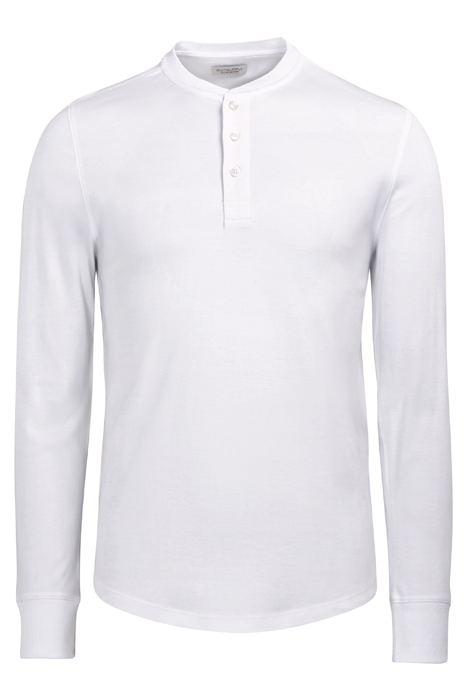 WHITE HENLEY T SHIRT 6