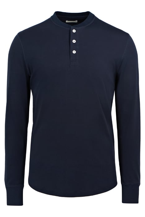 NAVY HENLEY T SHIRT 9
