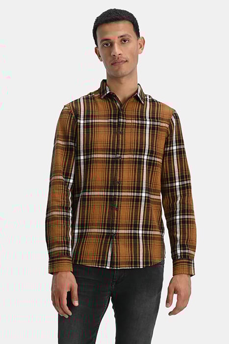 MA-SBSTRIPED CHECK SLS CAMEL 2