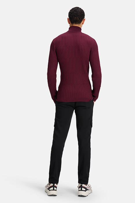 MA-SBSTRIPED ROLLNECK WINERED 4