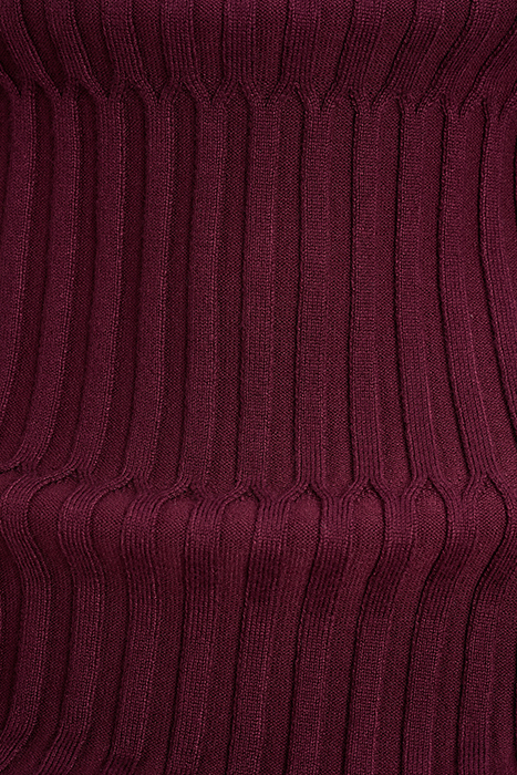 MA-SBSTRIPED ROLLNECK WINERED 7