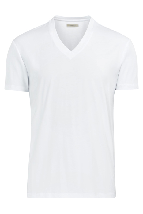 WHITE V NECK T SHIRT 10