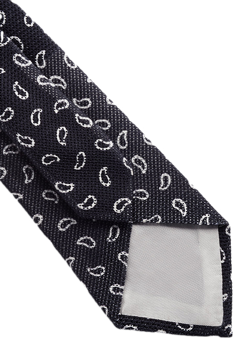 NAVY PAISLEY TIE 3