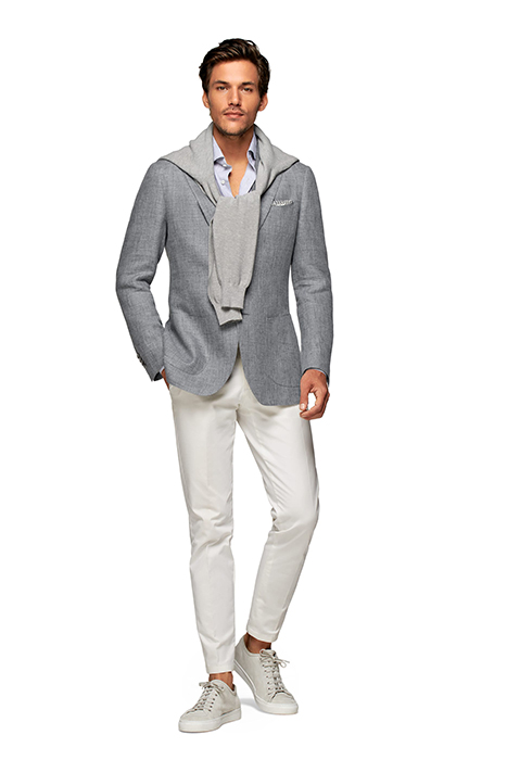 LIGHT GREY HAVANA BLAZER 3
