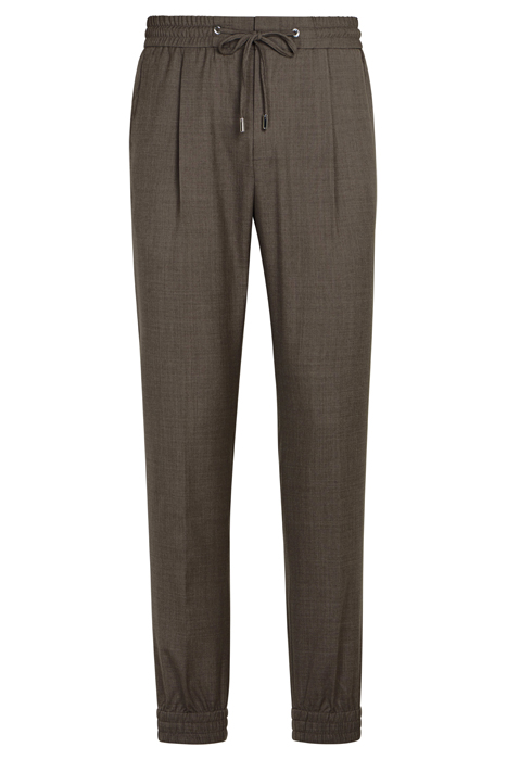 MID BROWN DRAWSTRING AMES TROUSERS 7