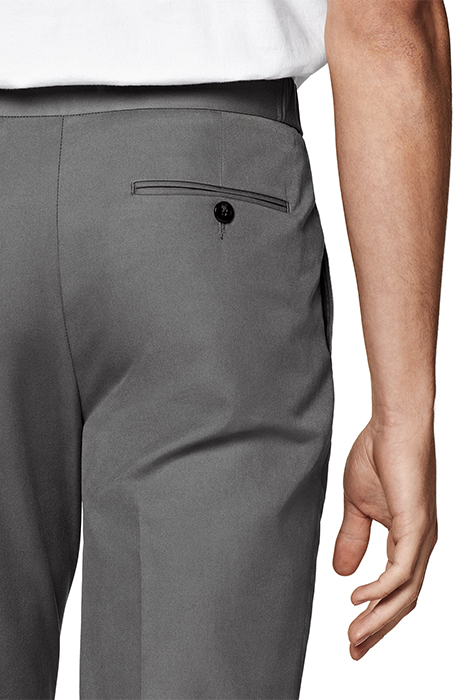 MID GREY DRAWSTRING AMES TROUSERS 6