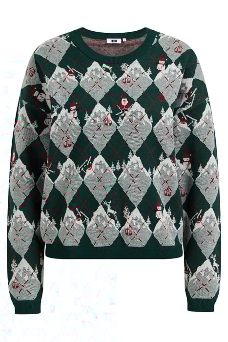 KNITTED PULLOVER GREEN 1