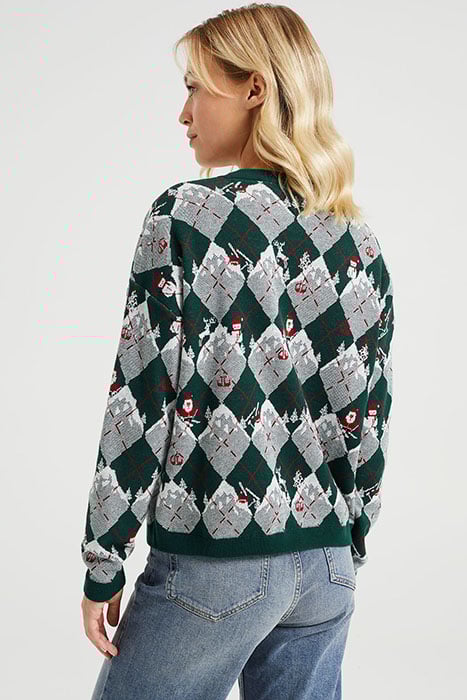 KNITTED PULLOVER GREEN 3