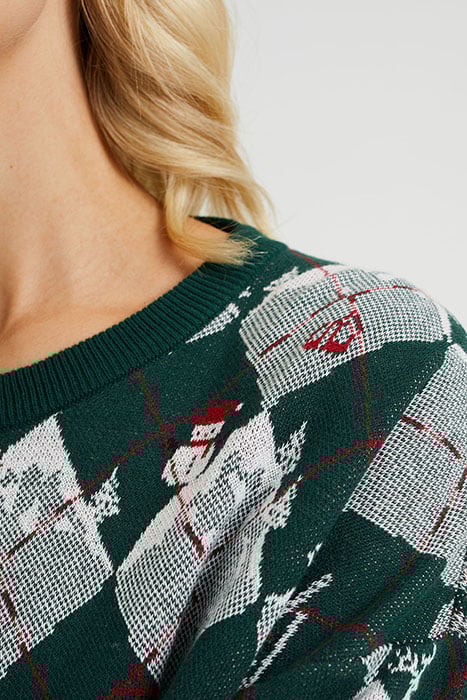 KNITTED PULLOVER GREEN 6