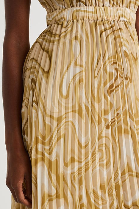 DRESS MID LENGTH BEIGE 5