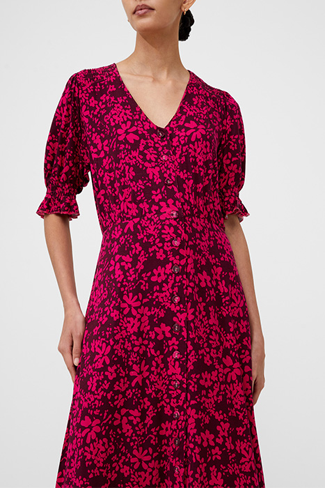 VEE BUTTON-THRU M PLUM/HOT PINK 4