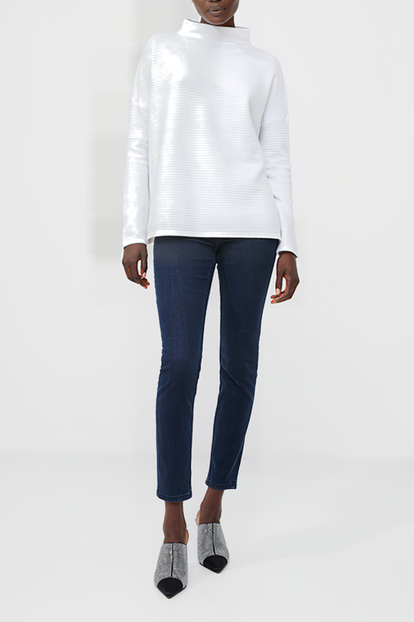 BABYSOFT LENA LS HIGH NK JUMPR WINTER WHITE 3