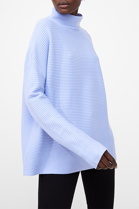 BABYSOFT RIBBED MK NK JUMPER PARADISE BLUE 5