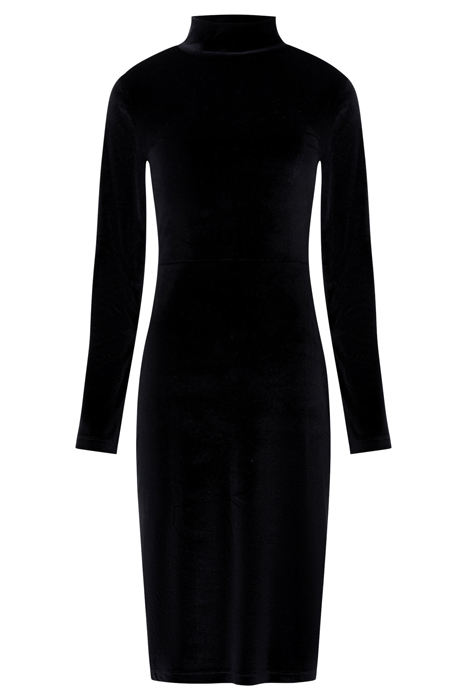 SULA VELVET JERSEY DRESS BLACK 4
