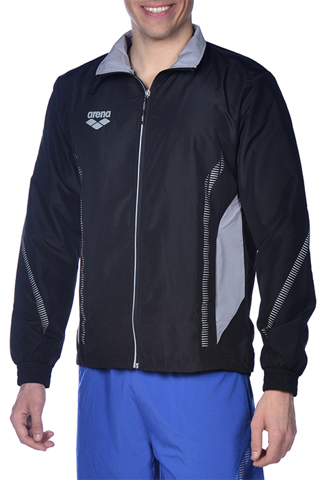 TL WARM UP JACKET BLACK GREY 8
