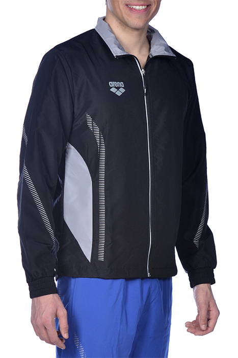 TL WARM UP JACKET BLACK GREY 9