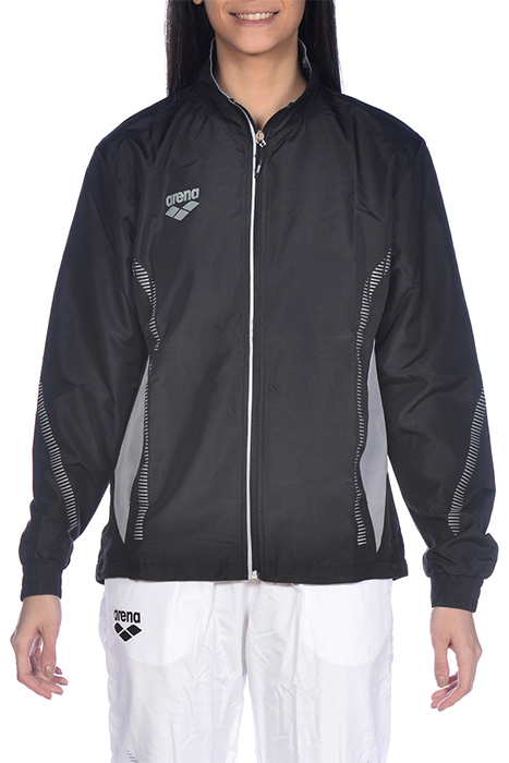 TL WARM UP JACKET BLACK GREY 2